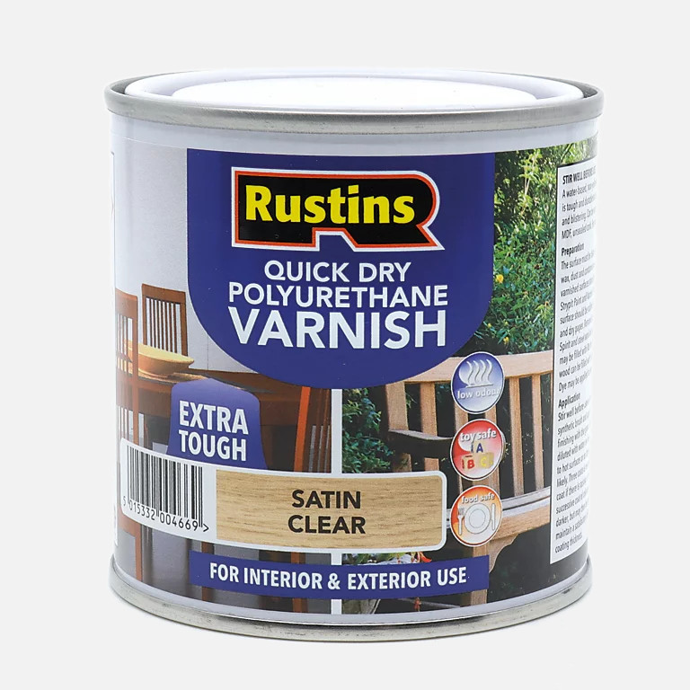 Rustins lakier poliuretanowy bezbarwny satyna